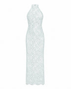 Amara Lace Dress - Mint Green ghost mannequin