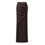 Eclipse Skirt - Espresso Brown ghost mannequin