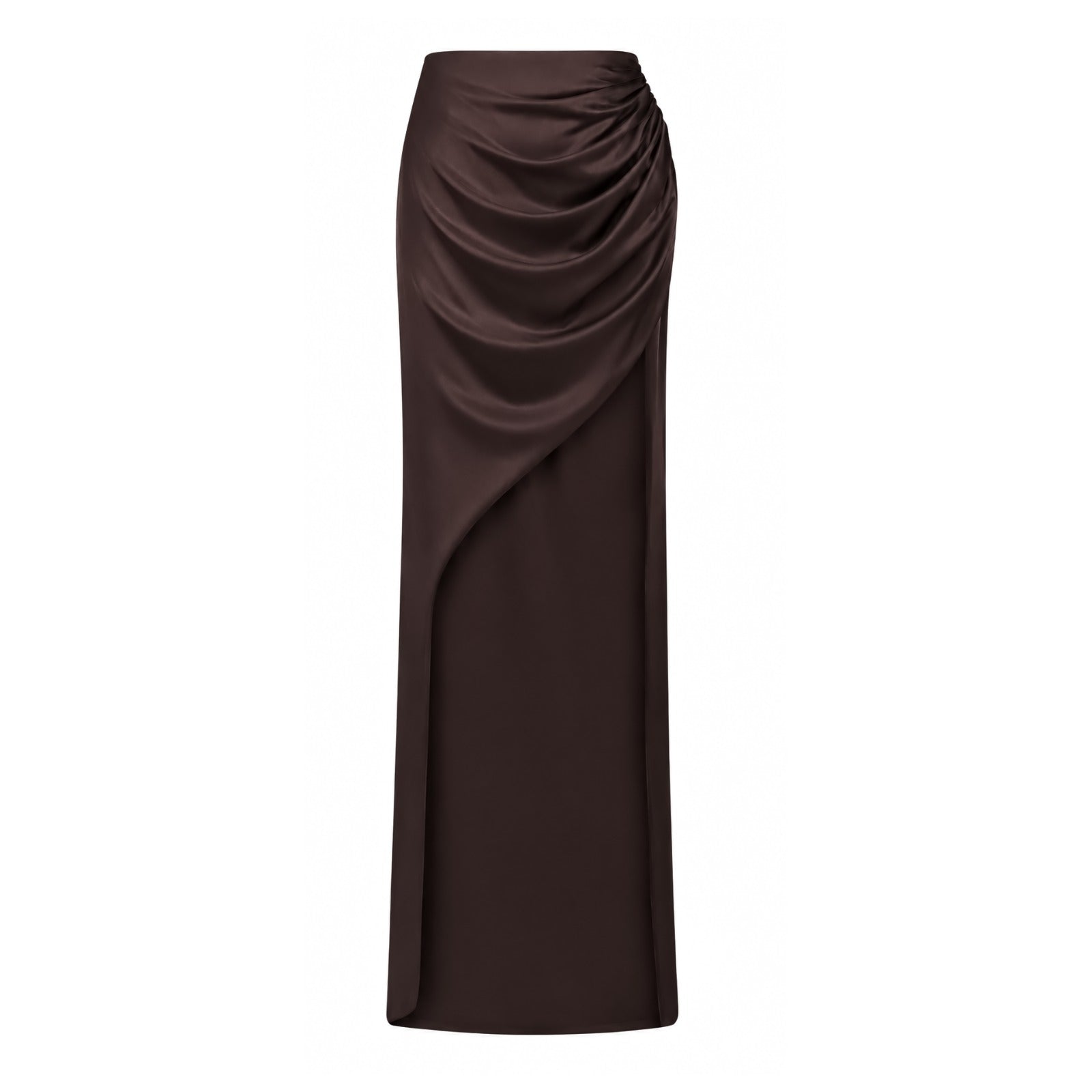 Eclipse Skirt - Espresso Brown ghost mannequin