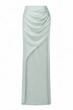 Eclipse Skirt - Mint Green ghost mannequin