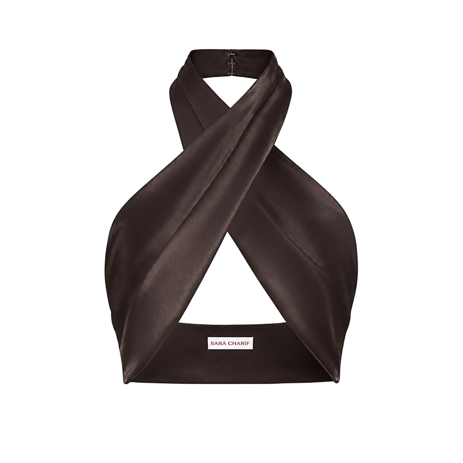 Elara Top - Espresso Brown ghost mannequin