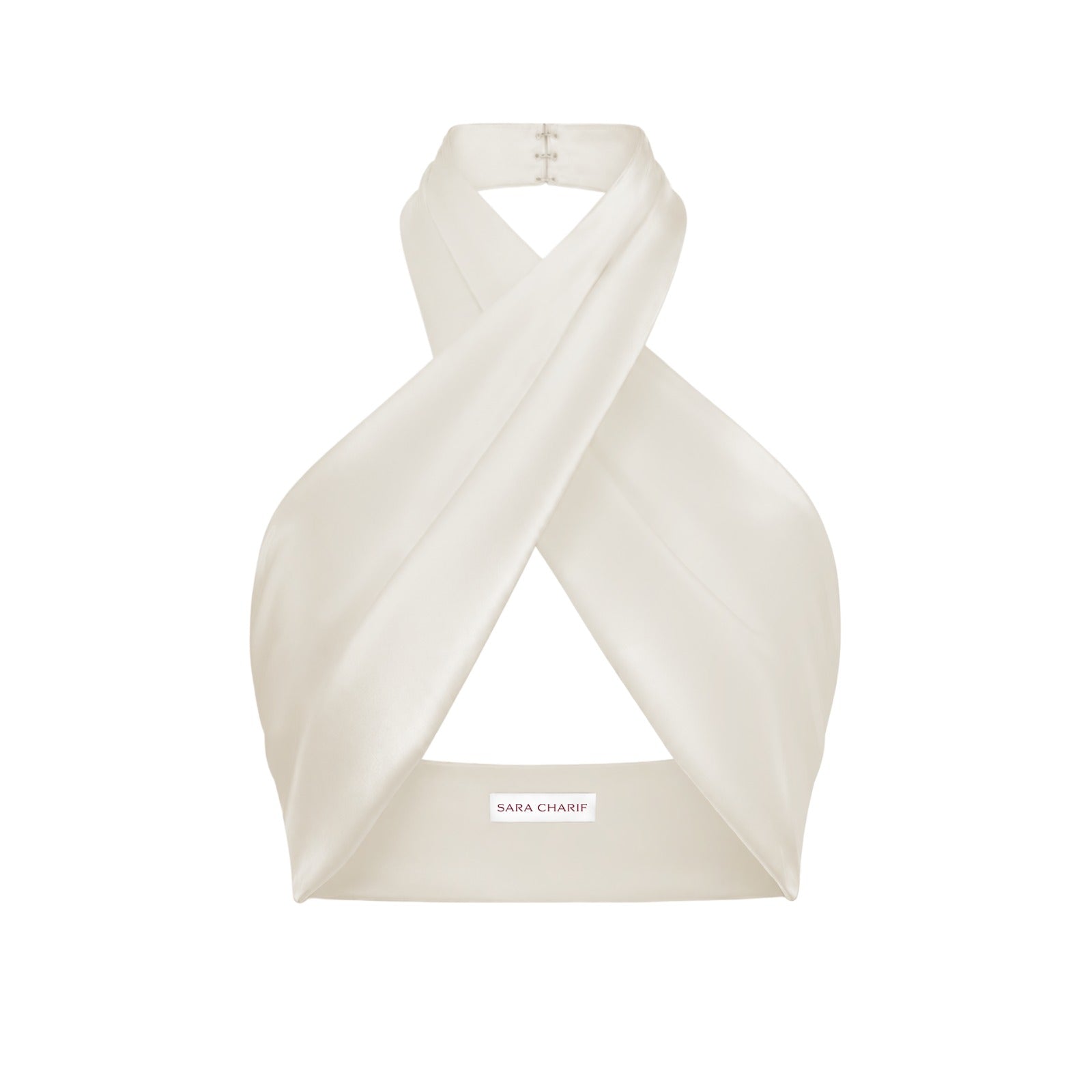 Elara Top - Ivory ghost mannequin