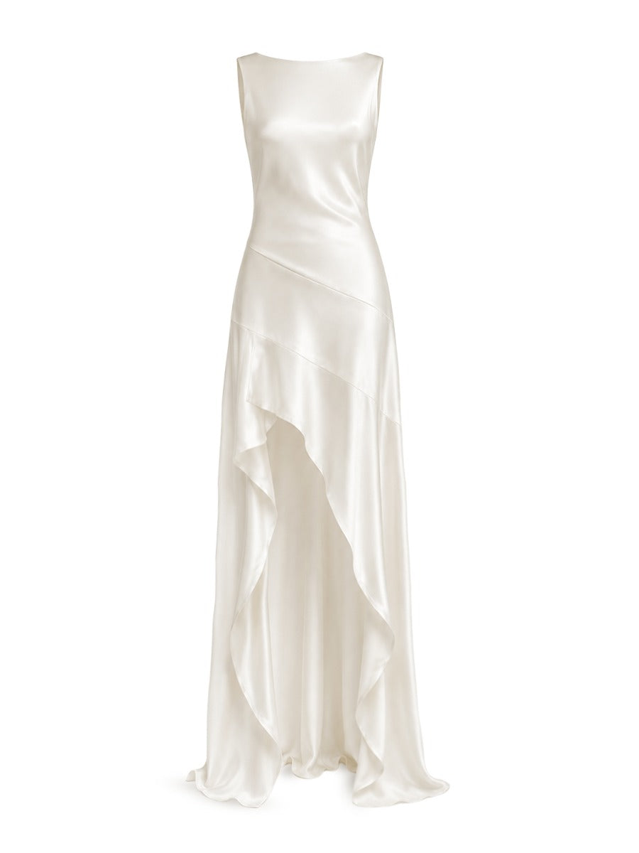 Elysian Dress - Ivory ghost mannequin