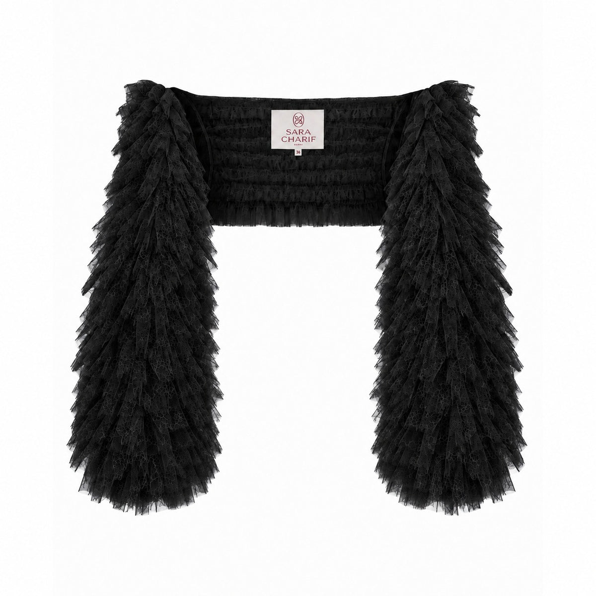 Heirloom Bolero - Black ghost mannequin