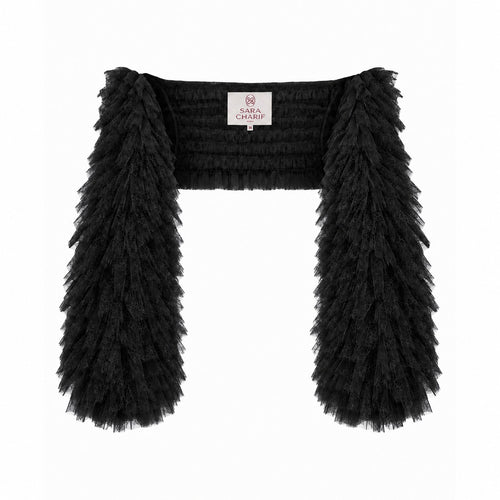 Heirloom Bolero - Black ghost mannequin