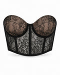 Kaia Corset - Black ghost mannequin