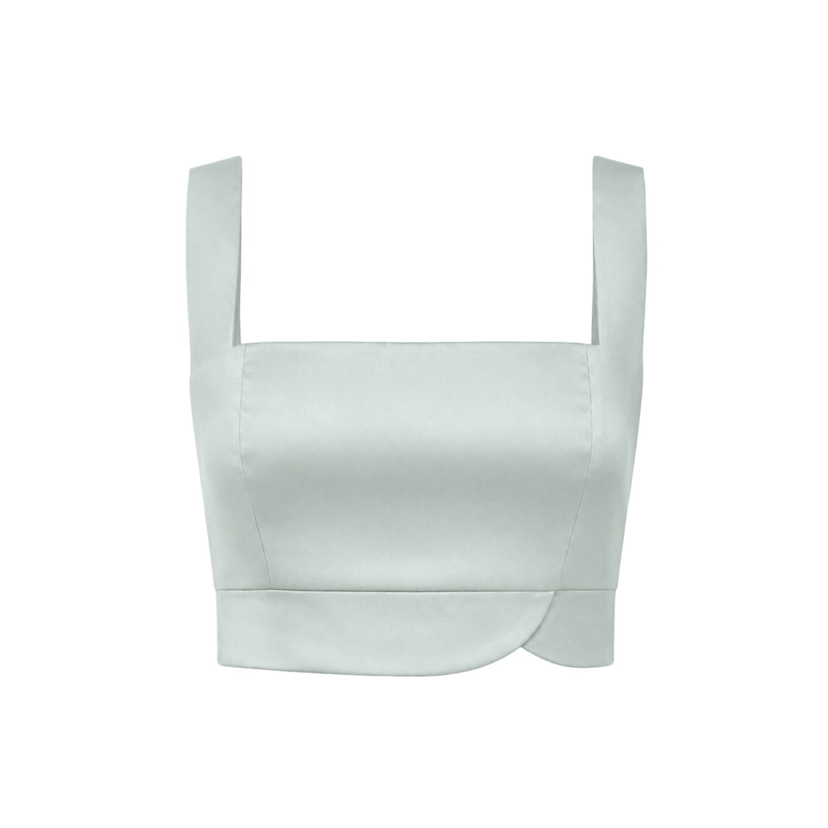 Lyla Top - Mint Green ghost mannequin