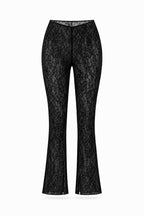 Nocturne Lace Leggings - Black ghost mannequin