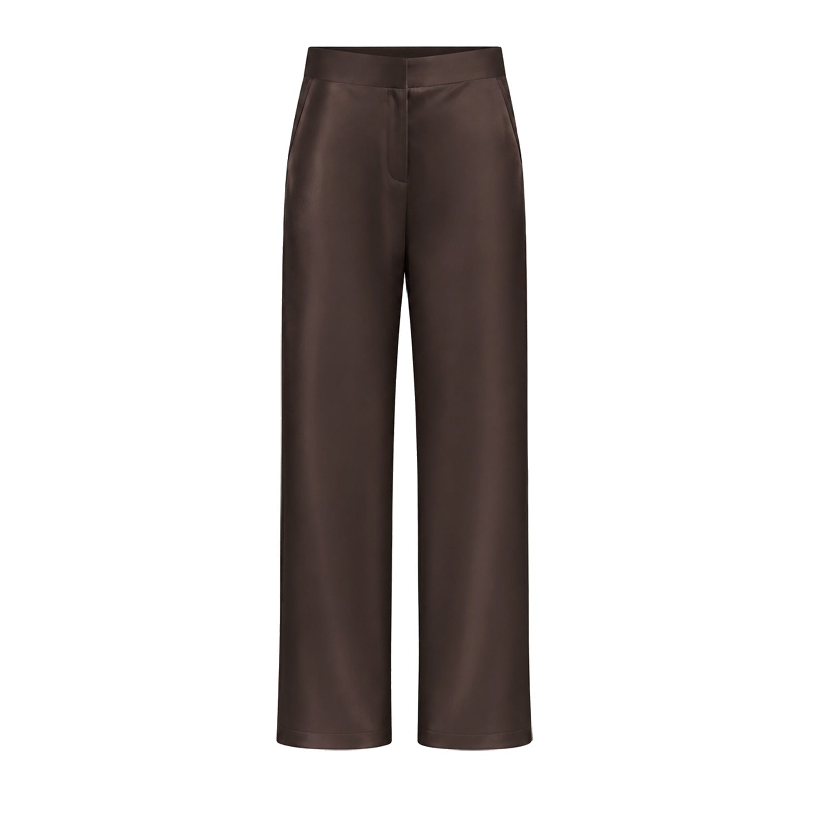 Seraphine Trousers - Espresso Brown ghost mannequin