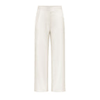 Seraphine Trousers - Ivory ghost mannequin