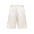 Valeria Shorts - Ivory ghost mannequin