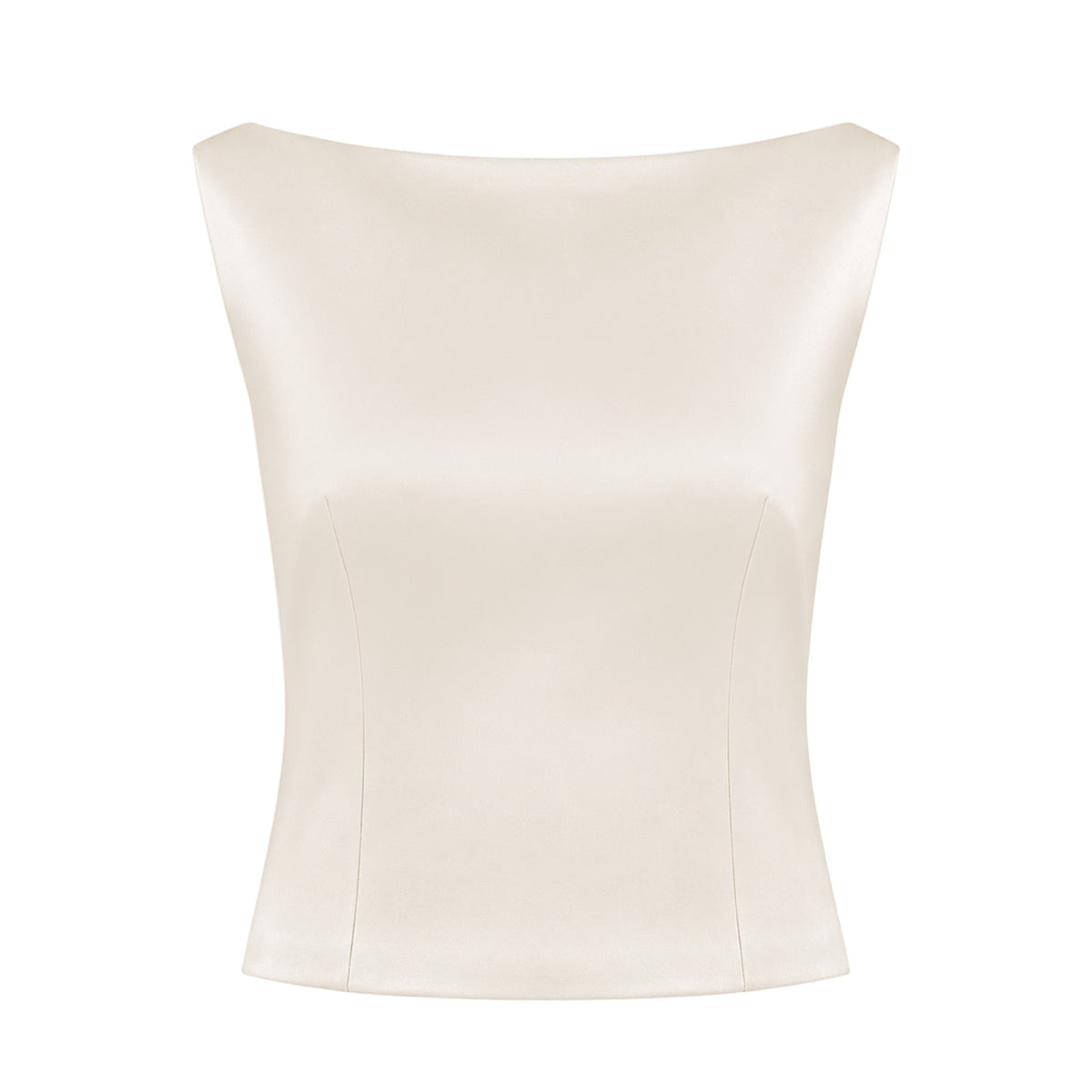 Elvira Top - Ivory ghost mannequin